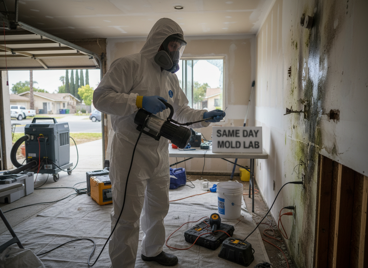 Same Day Mold Testing in Midway City, CA