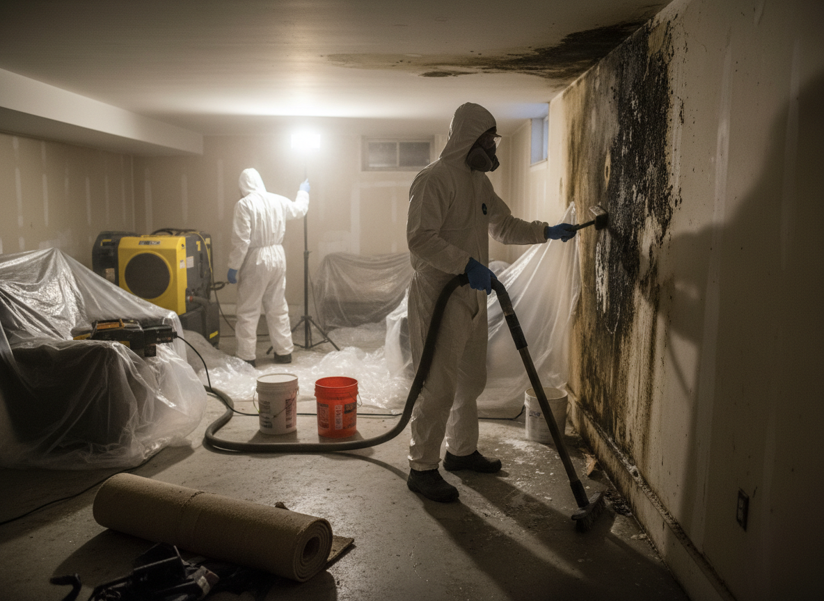 Water Damage Mold Remediation in Midway City, CA
